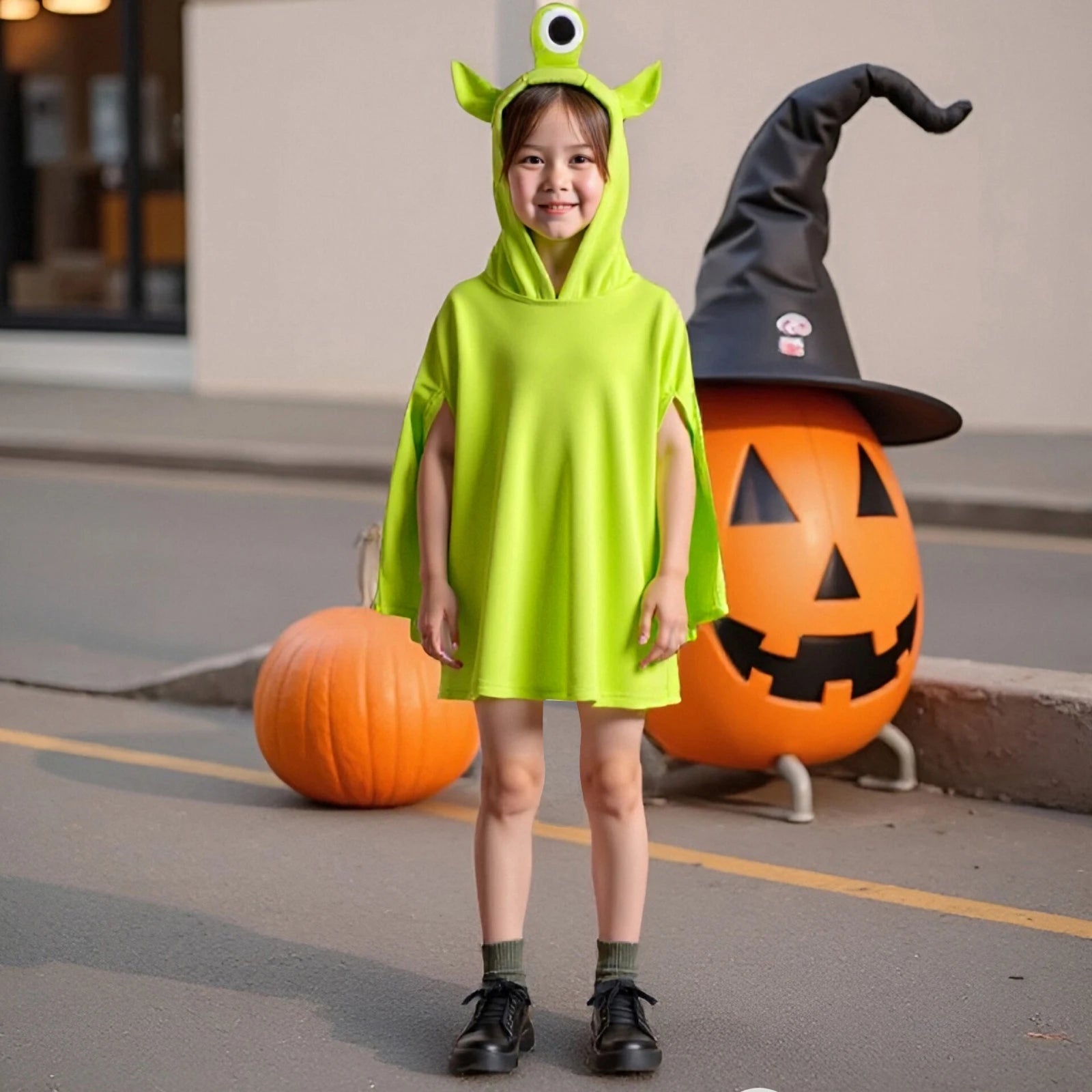 Children s Halloween Costume Black Bat Wing Cloak with Hooded Mask for Cosplay Party Stage Performance