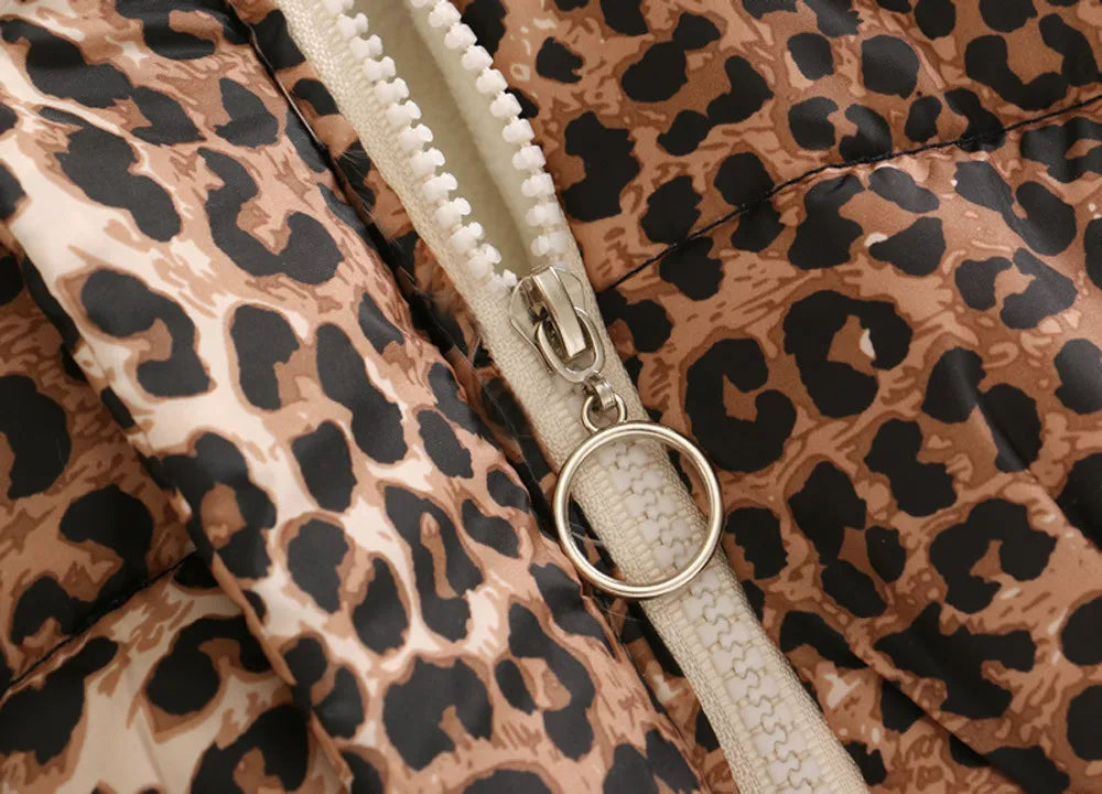 New Photo Prop Crib Toddler Baby Girls Boys Sweater Suit Winter Leopard Print Warm Soft Jacket Baby Boy And Mom Matching Outfits